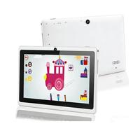 Tablette pour Enfants, 7'' Android Tablet, Processeur Quad-Core, Écran Tactile HD, Double Caméra, 1080P, Éducative, Blanc