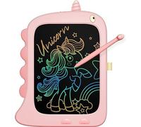 Tablette Pour Enfants (Rose), Jouets Pour 3 Ans, Tablette D'écriture Lcd, Tablette À Dessin Pour Enfants, Ardoise Magique Jouet Dinosaure 2 3 4 5 6 Ans Garçons Filles Cadeau D'anniversaire