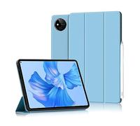 Tablette pour étui en cuir PU avec support flexible en cuir PU, couverture arrière à trois volets pour coque avec fonction veille/réveil automatique pour MatePadPro11 Réveil automatique