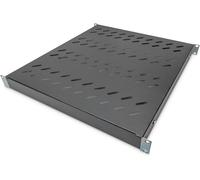 Tablette - Profondeur Variable - Pour Montage Fixe - 19 Pouces - 1U - Charge Admissible 50 Kg - Pour Armoires Réseaux Et Serveurs - A Partir D'Une Profondeur D'Armoire De 800 Mm - Noir
