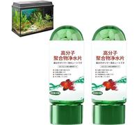 Tablette puissante de Purification d'eau pour Aquarium, tablettes Portables de Purification d'eau pour Aquarium, tablettes de Purification d'eau pour Aquarium (2 flacons)