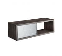 TABLETTE RECTANGULAIRE 60X20 CM ARDOISE AVEC PORTES EN FER