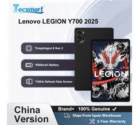 Tablette - ROM Globale Lenovo LEGION Y700 2025, tablette de jeu, mode jeu, Snapdragon 8 Gen 3, écran 165 Hz, charge 68 W, appareil photo 13 MP noir