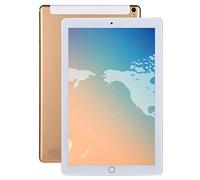 Tablette, Tablette d'appel téléphonique 3G, 10,1 Pouces, 2 Go + 32 Go, Android 4.4 MTK6582 Quad Core 1.3GHz, Double SIM, Support GPS, OTG, WiFi, Bluetooth (Couleur : Gold)