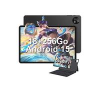 Tablette tactile 10,1"- Android 15 - MICREAR - Unisoc T310 Octa Core- 12Go RAM - 256Go/1To TF - Clavier + Bookcover