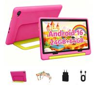 Tablette tactile 10,1'' pour enfants - KOTSREN - Android 16 - 24 Go RAM (3+21) - 64 Go extensible 1 To