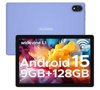 Tablette tactile 10 pouce DOOGEE U10 Android 15 16 Go + 128 Go Widevine L1 Batterie 5060mAh WiFi6 Widevine L1 - Violet