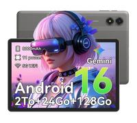 Tablette tactile 11"" T50 Tablette Android 16 -24Go RAM (6+18 ext) 128Go ROM, 5G Wi-Fi, 8000mAh, Unisoc T7250,Gemini AI 2.0,pas cher