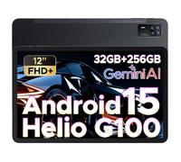Tablette Tactile 12 Pouces 2K FHD+ DOOGEE Tab E3+, Android 15, Helio G100 Octa Core，32Go+256Go/2To, 8800mAh, 4G LTE, Type-C-Noir