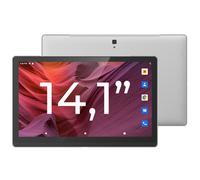 Tablette Tactile 14.1 Pouces 4G Grand Ecran Full HD Android ROM 4Go+128Go + SD 32Go Argent