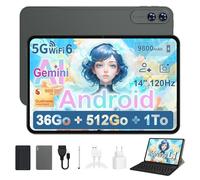 Tablette Tactile 14"" FHD+ Android 16 - 36Go RAM + 512Go - 4G LTE Dual SIM - Snapdragon 888 - WiFi 2.4/5G GPS - Batterie 9800mAh