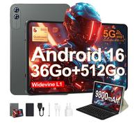 Tablette Tactile 14"" FHD+ Android 16 - 36Go RAM + 512Go ROM -Snapdragon 888 Octa-Core- 4G LTE Dual SIM - Caméra 13MP - WiFi/GPS