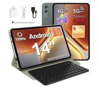 Tablette Tactile 14"" FHD+ - Android 16 - 36Go RAM +512Go ROM - Snapdragon888 Octo Core- WIFI6 - BT 5.0 - 9800mAh - Clavier