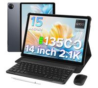 Tablette Tactile 14 Pouces 2.1K DOOGEE Tab E3 Max Android 15 Tablette Avec Clavier 13500mAh 32Go+256Go/2To 4G LTE Type-C-Gris