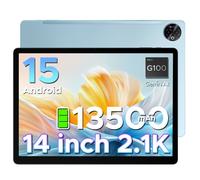 Tablette Tactile 14 Pouces 2.1K DOOGEE Tab E3 Max Tablette Android 15 13500mAh Octa Core 32Go+256Go/2To 4G LTE Type-C-Bleu