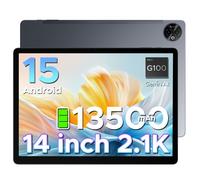 Tablette Tactile 14 Pouces 2.1K DOOGEE Tab E3 Max, Tablette Android 15, 13500mAh, Octa Core, 32Go+256Go/2To, 4G LTE, Type-C-Gris