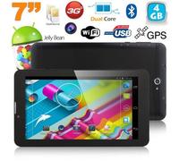 Phablette Numérique Ecran Tactile 7 Pouces Android Dual Sim Dual Core 4 Go Noir - YONIS