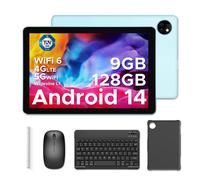 Tablette Tactile avec clavier et stylet DOOGEE T10W 10.1 pouces Android 14 SIM 9 Go+128 Go 8000mAh - WiFi 4G Tablette PC TÜV - Bleu