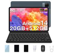 Tablette Tactile avec clavier et stylet DOOGEE T40 8580mAh 20Go+512Go tablette 11 pouces Android 14 GPS/L1/Dual SIM 4G WIFI - Gris