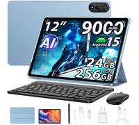 Tablette Tactile Blackview MEGA2-12 pouces,24Go+256Go,Android 15,Tablette avec Clavier+Souris,9000 mAh,2.4K FHD+,Widevine L1,5G WiFi