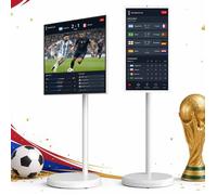 Tablette tactile connectée 32 pouces amovible sur pied mobile, FHD, 8+64Go, caméra 4K, micro