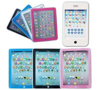 Tablette Tactile D'apprentissage De L'anglais Pour Enfants, Jouets Éducatifs Interactifs, Nombres De Musique, Cadeaux D'anniversaire Et De Noël