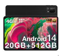 Tablette Tactile DOOGEE T40 - 11 pouces - 8 Go RAM - 512 Go - 8580mAh - Android 14 - Noir