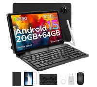 Tablette Tactile DOOGEE TAB A9+ 11"" Android 15, 20 Go RAM, 64 Go ROM, Batterie 8580 mAh, Caméra 13MP, Déverrouillage Facial - Noir