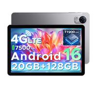Tablette Tactile DOOGEE Tab G5 Android 16 Tablette 10 Pouces 120Hz IPS HD+, 20GB+128GB/2TB, Tablette Avec Carte Sim Processeur T7200