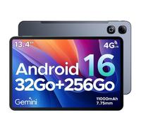 Tablette Tactile DOOGEE TabG6 Max - Écran 13.4"" FHD+ 90Hz, 11000mAh, 32GB RAM (6GB+26GB) + 256GB ROM, Android 16-Gris