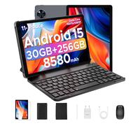 DOOGEE U11 Tablette Android 16, 11 Pouces Tablette avec Clavier, 16GB RAM+128GB ROM(2TB TF), T7200Octa-Core Tablette Tactile 90Hz, 8580mAh, Gemini AI,Tablette Tactile 5G WiFi/Face ID