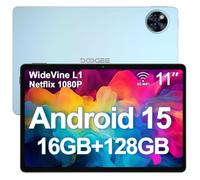 Tablette tactile DOOGEE U11 Android 15 Unisoc T606 Batterie 8580mAh 11 pouce ips 90Hz, 16Go + 128 Go Widevine L1 WiFi6 - Bleu