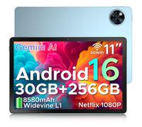 Tablette tactile DOOGEE U11 PRO Android 16 Unisoc T7200 Batterie 8580mAh 11 pouce ips 90Hz, 30Go + 256 Go Widevine L1 WiFi6 - Bleu