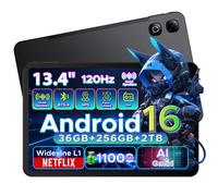 Tablette Tactile DOOGEE U13PRO Android 16 Écran 13.4"" 120Hz 36Go+256Go+2TB 11000mAh 18W 13MP tablette avec carte sim-Noir