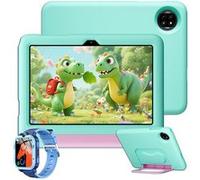 Tablette Tactile Enfants Blackview Tab 20 Kids 10.1" RAM 12Go ROM 64Go-SD 2To,Android 15 6600 mAh WiFi6 Vert-Avec Montre Z20 Bleu Vert
