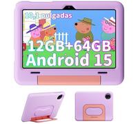 Tablette Tactile Enfants-BLACKVIEW Tab 20 Kids- Android 15-10 Pouces-12Go RAM-64Go ROM,6600 mAh,Contrôle Parental, Face ID- Violet