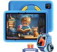 Tablette Tactile Enfants Blackview Tab 60 Pro Kids 10.1" RAM 12Go ROM 128Go-SD 2To,Android 15 7700 mAh WiFi6 Avec Montre Z20 Bleu