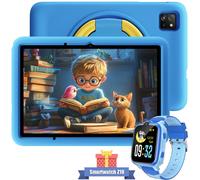 Tablette Tactile Enfants Blackview Tab 60 Pro Kids 10.1" RAM 12Go ROM 128Go-SD 2To,Android 15 7700 mAh WiFi6 Avec Montre Z10 Bleu
