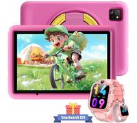 Tablette Tactile Enfants Blackview Tab 60 Pro Kids 10.1" RAM 12Go ROM 128Go-SD 2To,Android 15 7700 mAh WiFi6 Avec Montre Z20 Rose