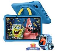 Tablette Tactile Enfants OSCAL Pad 60 Kids 10.1 RAM 12Go ROM 128Go-SD 512Go, Android 15 5100 mAh WiFi 6 Avec Montre Z20 Bleu Bleu G
