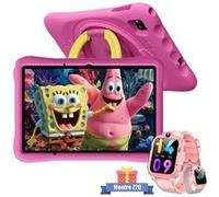 Tablette Tactile Enfants OSCAL Pad 60 Kids 10.1 RAM 12Go ROM 128Go-SD 512Go, Android 15 5100 mAh WiFi 6 Avec Montre Z20 Rose Rose G