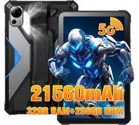 Tablette Tactile FOSSiBOT DT3 32GO+256GO 21560mAh Ecran 10,4"" 2K FHD+ Tablette Incassable 64MP IP68/IP69K/GPS/NFC Tablette Bleu