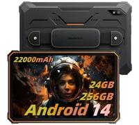 Tablette Tactile Incassable Blackview Active 8 Pro 10.36 2.4K FHD+ 24o+256Go(SD 1To) 22000mAh(33W) G99 48MP+16MP Android 14 NFC - Orange Orange G