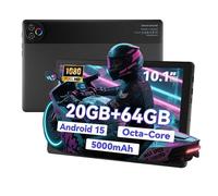 Tablette tactile - KOTSREN - 10'' Android 15 - 20Go RAM - 64Go ROM ext.128Go - WiFi 6, 5000mAh