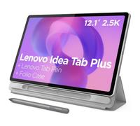 Lenovo Tablette tactile IdeaTab Plus 12,1" 2,5K IPS 8 Go 256 Go Gris – Stylet et Folio