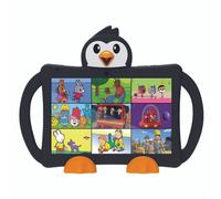 TABLETTE TACTILE LOGICOM LOGIKIDS 10,1" POUR ENFANTS DE 3 À 8 ANS 32 GO NOIR + COQUE DE PROTECTION EN SILICONE PINGOUIN