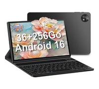 Tablette Tactile MICREAR 10,1" Android 16 - Unisoc T310 Octa Core - 36(6+30)Go RAM - 256Go ROM - Clavier + Bookcover
