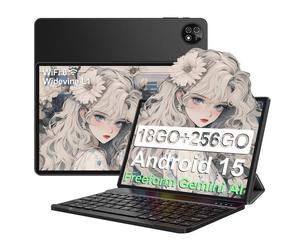 Tablette tactile-MICREAR-Android 16-10,1""-Unisoc T310 Octa-Core- 36（6+30）Go RAM - 512Go/1To- clavier + Bookcover