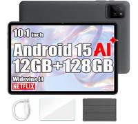 Tablette Tactile Oscal Pad 30 Wifi Doke AI 10,1"" 60Hz,1080p FHD 12Go 128Go-SD 2To Android 15, 6600 mAh Face ID, Widevine L1 - Gris