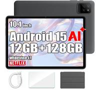 Tablette Tactile Oscal Pad 30 Wifi Doke AI 10,1"" 60Hz,1080p FHD 12Go 128Go-SD 2To Android 15, 6600 mAh Face ID, Widevine L1 - Gris
